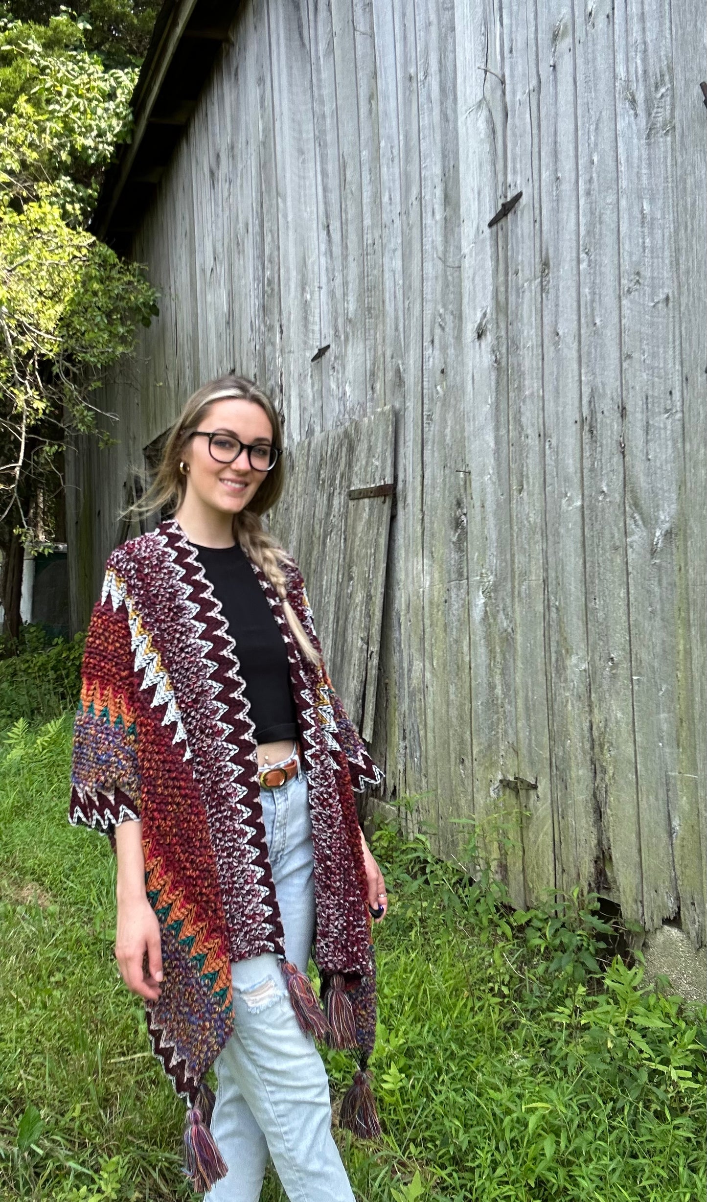 Layla Crochet Ruana