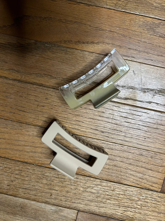 Rectangle Claw Hair Clip