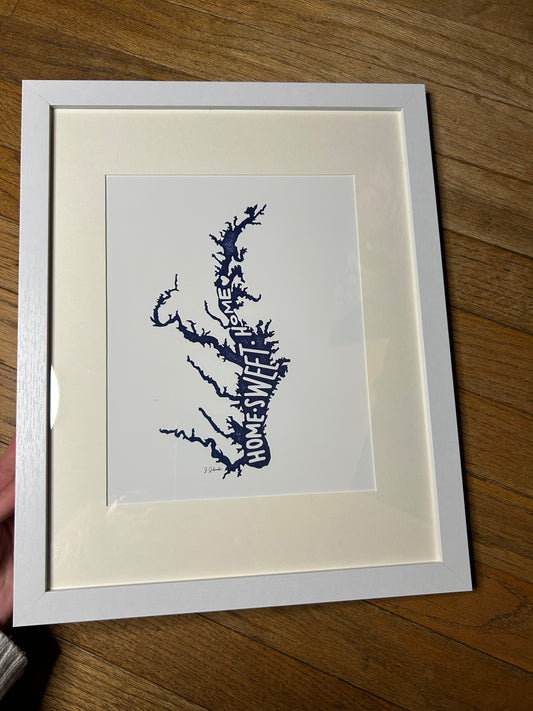 Chesapeake Home Print in Frame